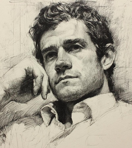 Офисный герой идущий на работу с лихорадкой символ болотной корпоративной культуры